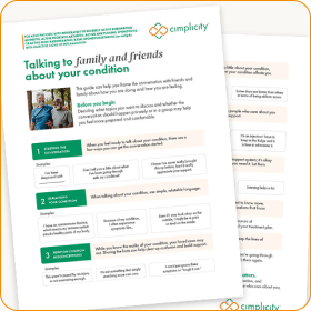 CIMZIA® (certolizumab pegol) rheumatology family and friends’ conversation guide thumbnail
