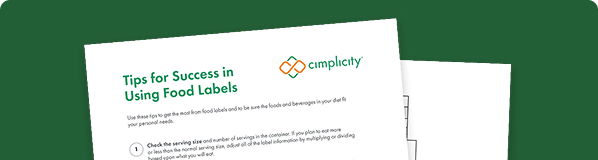 food label reading tips sheet