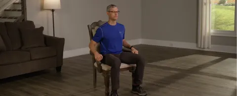 sit to stand exercise example